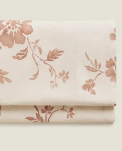 Floral Print Flat Sheet