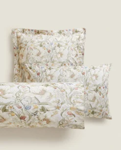 Floral Print Pillowcase