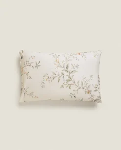 Floral Print Pillowcase