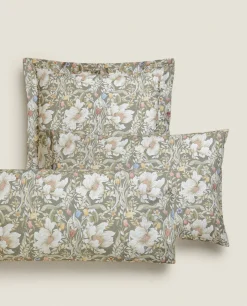 Floral Print Pillowcase