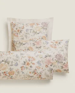 Floral Print Pillowcase