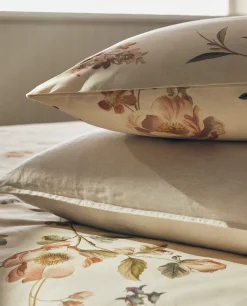 Floral Print Pillowcase