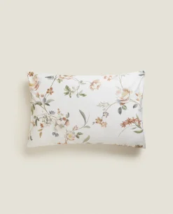 Floral Print Pillowcase