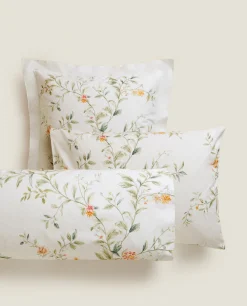 Floral Print Pillowcase