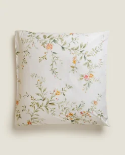 Floral Print Pillowcase