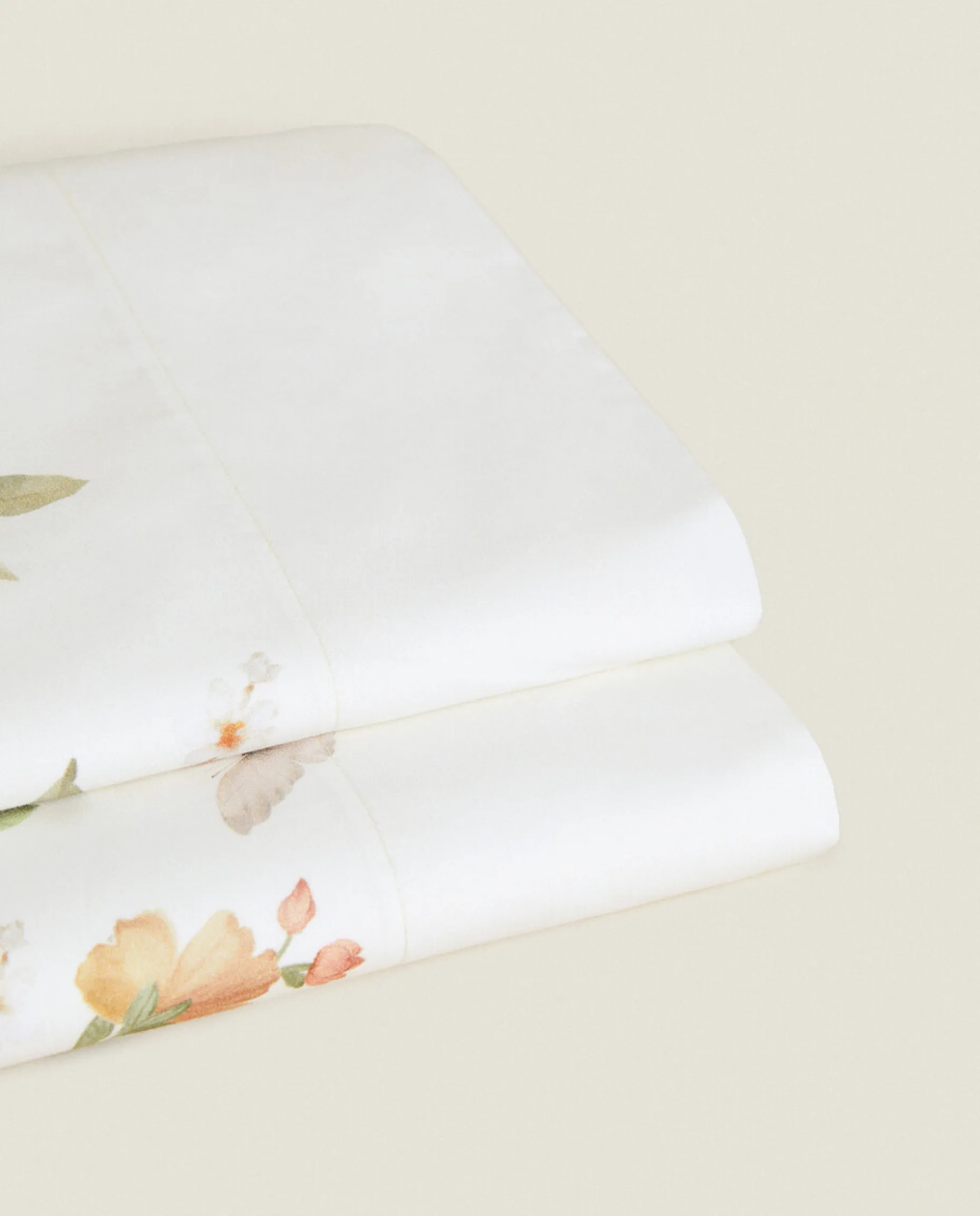 Flower And Butterfly Print Top Sheet