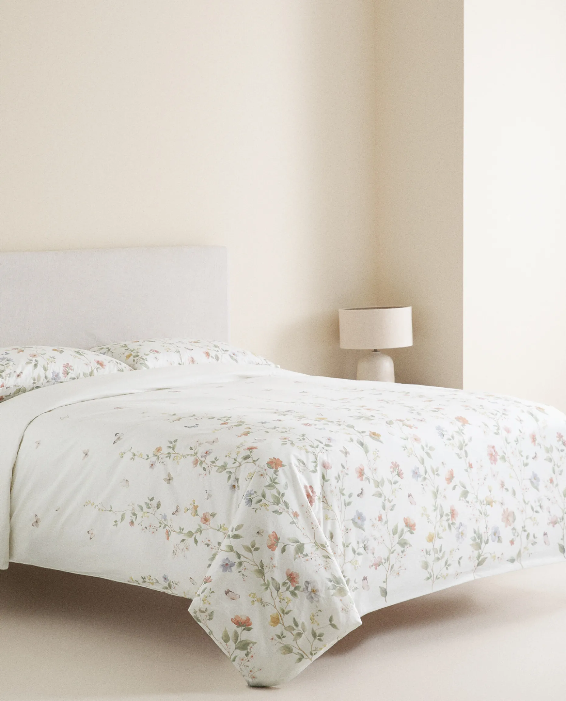 Flower And Butterfly Print Top Sheet