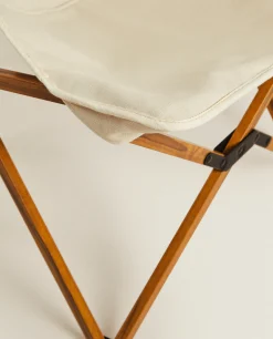 Folding Aluminum And Canvas Chair