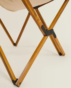 Folding Aluminum And Canvas Chair