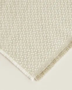 Fringed Acrylic Blanket