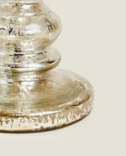 Geometric Glass Candlestick