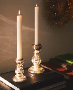 Geometric Glass Candlestick