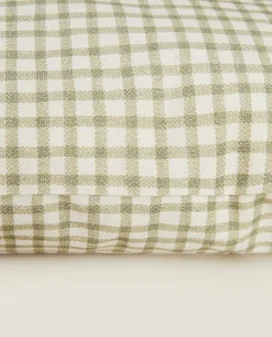 Gingham Pet Cushion
