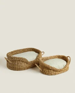 Gingham Pet Cushion