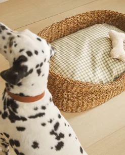 Gingham Pet Cushion