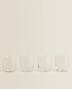 Glass Soft Drink Tumblers (Pack Of 4)