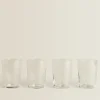 Glass Tumbler (Pack Of 4)