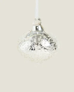 Glitter Glass Christmas Diamond Decoration