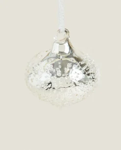 Glitter Glass Christmas Diamond Decoration