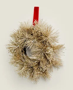 Glittery Christmas Crown Decoration