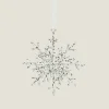 Glittery Christmas Snowflake Decoration