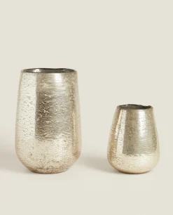 Gold Glass Vase