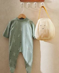 Halloween Baby Romper With Skeletons
