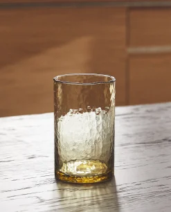 Hammered Glass Tumbler