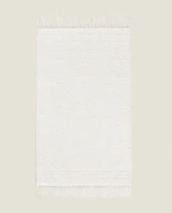Kids' Diamond Chenille Rug With Fringing