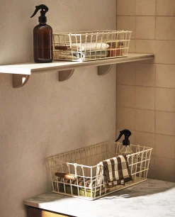 Lacquered Metal Basket