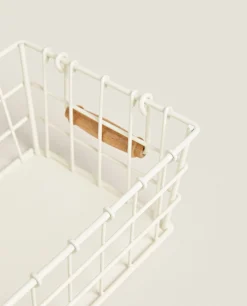 Lacquered Metal Basket