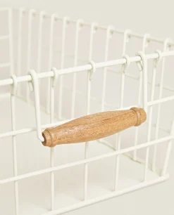 Lacquered Metal Basket