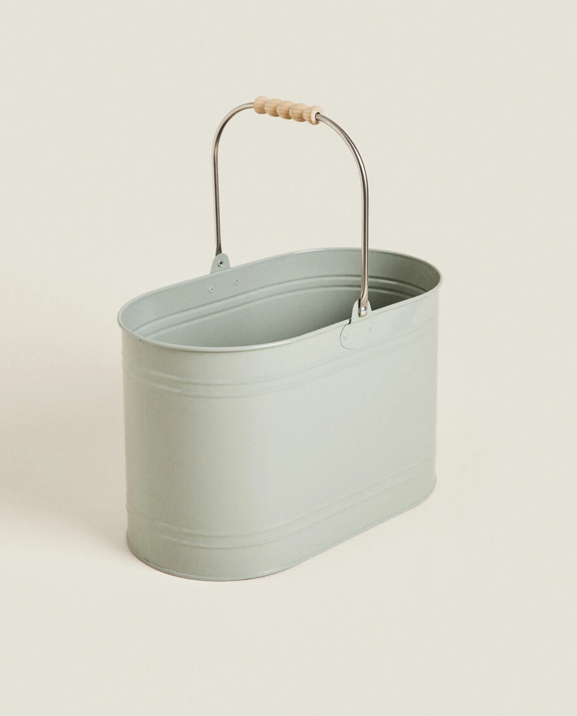 Lacquered Steel Bucket