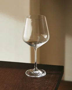 Large Bohemia Crystal Wine Glass