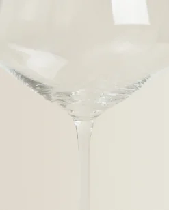 Large Bohemia Crystal Wine Glass