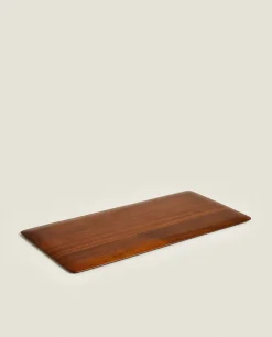 Large Flat Wood Tray
