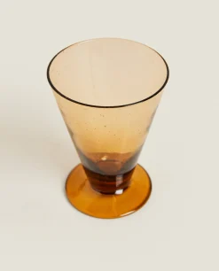 Large Glass With Bubbles