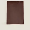 Leather Book Cover With Topstitching