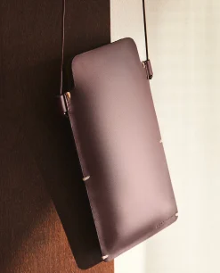 Leather Mobile Phone Case With Backstitching Detail