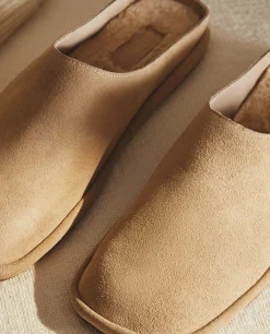Leather Mule Slippers