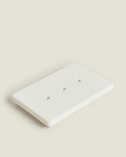 Light Marble Soap Dish
