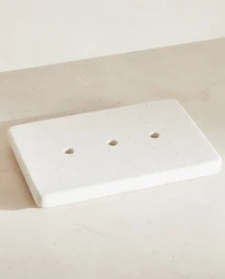 Light Marble Soap Dish