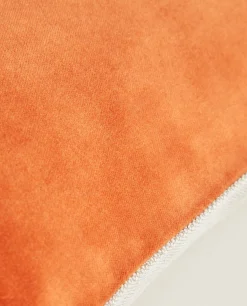 Linen And Velvet Throw Pillow Cover