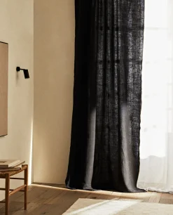 Linen Overlock Curtain