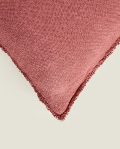 Linen Throw Pillow Cover