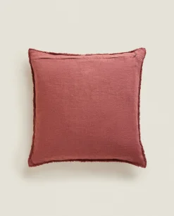 Linen Throw Pillow Cover
