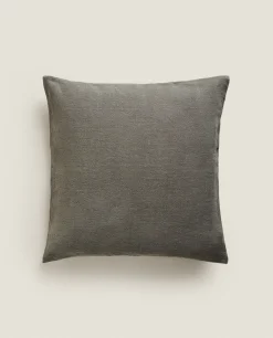 Linen Throw Pillow Cover