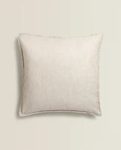 Linen Throw Pillow Cover