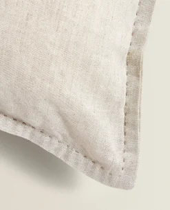 Linen Throw Pillow Cover