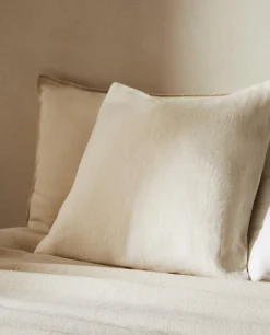 Linen Throw Pillow Cover